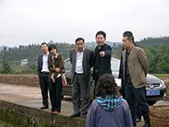 时任农业部科技发展中心主任刘平视察我院潆溪综合试验基地
